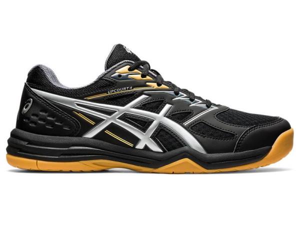 Asics Volleybalschoenen Heren, UPCOURT Zwart/Zilver - Asics Store Brussels | B0652398-EU